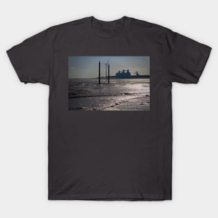 Cambois beach in Northumberland T-Shirt